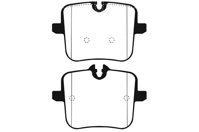 EBC DP42320R FITS: 2018+ BMW M5 4.4TT (F90) Yellowstuff Rear Brake Pads Brake Pads Performance