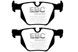 EBC DP41588R FITS: 13+ BMW X1 3.0 Turbo (35i) Yellowstuff Rear Brake Pads Brake Pads Performance
