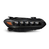 AlphaRex 880349 FITS: 22-25 Honda Civic NOVA LED Headlights Alpha Black Headlights
