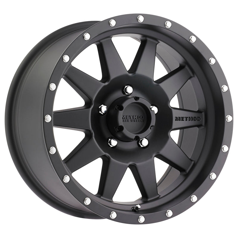 Method Wheels MR30189058518 FITS:Method MR301 The Standard 18x9 +18mm Offset 5x150 116.5mm CB Matte Black Wheel Wheels Cast