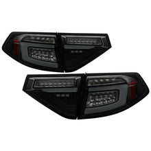 Load image into Gallery viewer, SPYDER 5086747 FITS: 08-14 Subara Impreza WRX Hatchback LED Tail Lights Seq Signal Blk Smoke ALT-YD-SI085D-SEQ-BSM Tail Lights