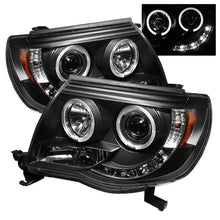 Load image into Gallery viewer, SPYDER 5011916 FITS: Toyota Tacoma 05-11 Projector Headlights LED Halo LED Black High H1 Low H1 PRO-YD-TT05-HL-BK Headlights