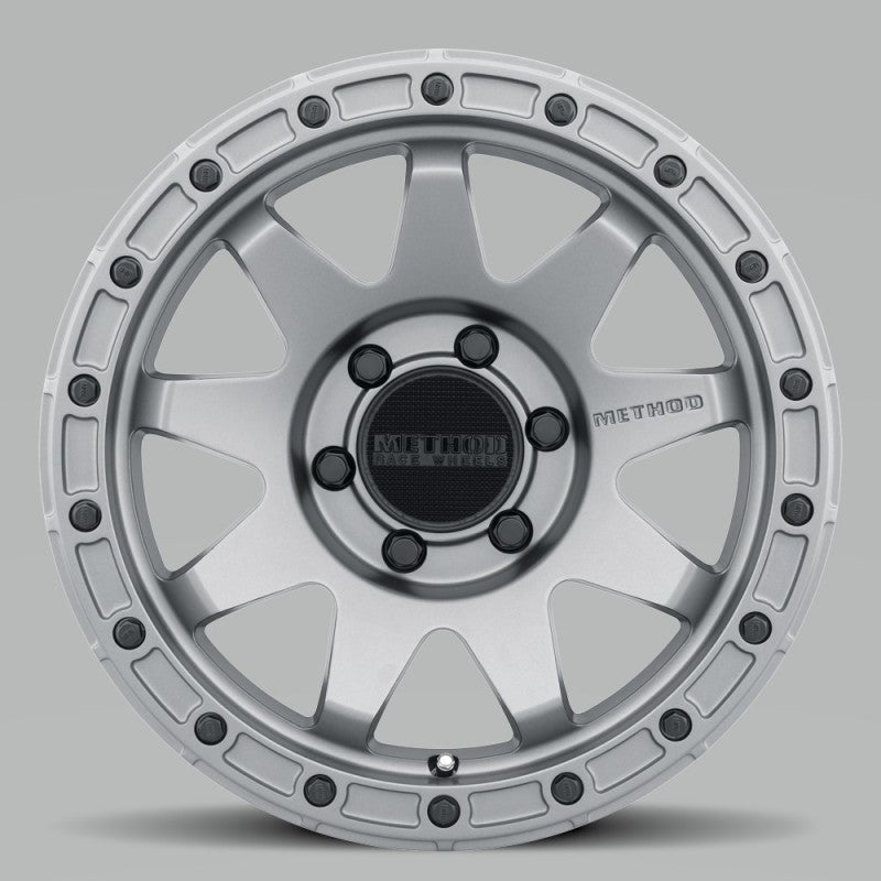 Method Wheels MR31778560800 FITS:Method MR317 17x8.5 0mm Offset 6x5.5 106.25mm CB Matte Titanium Wheel Wheels Cast
