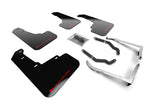 Rally Armor MF46-LTUR-BLK/RD FITS: 18-23 Subaru Crosstrek Black UR Mud Flap w/Red Logo Mud Flaps