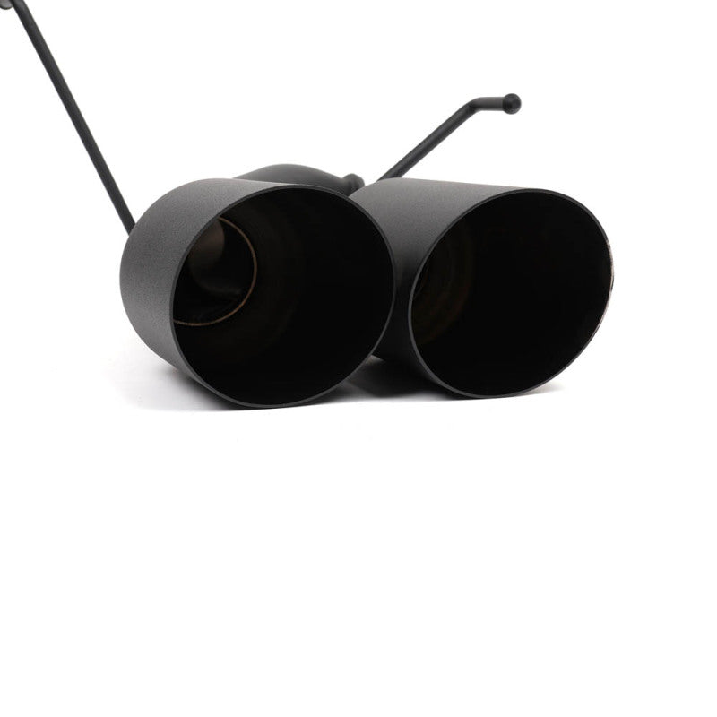 BLOX Racing BXEX-51106-BK FITS: 2022+ WRX Muffler Delete / Axle Back Single Wall 4in Matte Black Tips Muffler Delete Pipes