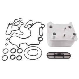 Mishimoto MMOC-F2D-03 FITS: 03-07 Ford 6.0L Powerstroke Replacement Oil Cooler Kit Oil Coolers