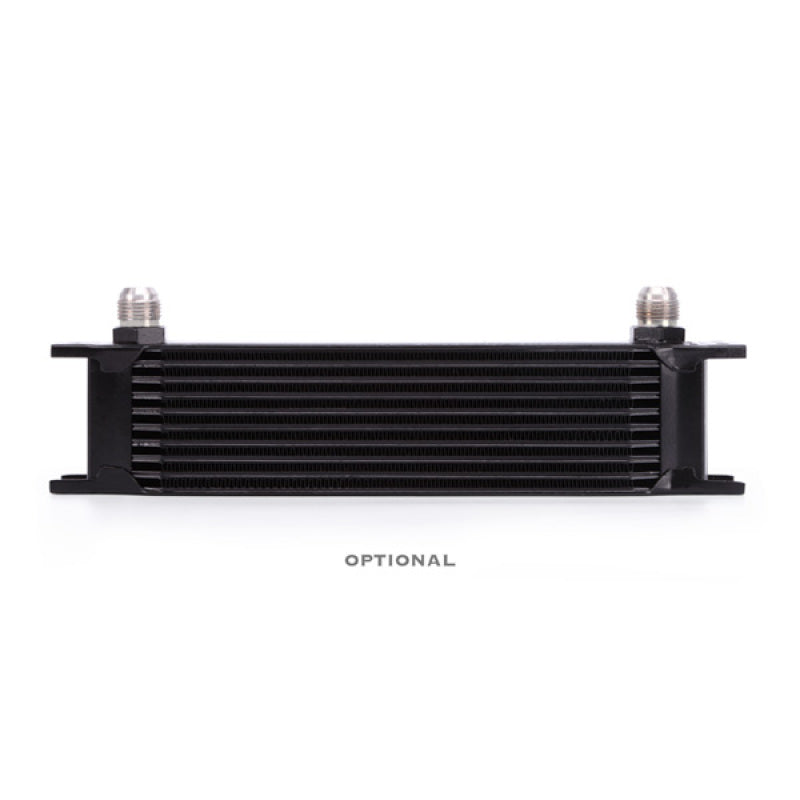 Mishimoto MMOC-U FITS: Oil Coolers FITS: Universal 10 Row Oil Cooler Kit (Metal Braided Lines) Oil Coolers