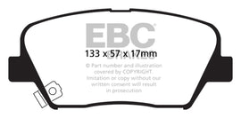 EBC DP41863R FITS: 12+ Hyundai Azera 3.3 Yellowstuff Front Brake Pads Brake Pads Performance