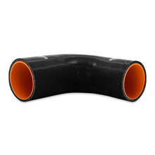 Load image into Gallery viewer, Mishimoto MMCP-R90-2025BK FITS: Silicone Couplers &amp; Hoses FITS: Silicone Reducer Coupler 90 Degree 2in to 2.5in Black Silicone Couplers &amp; Hoses