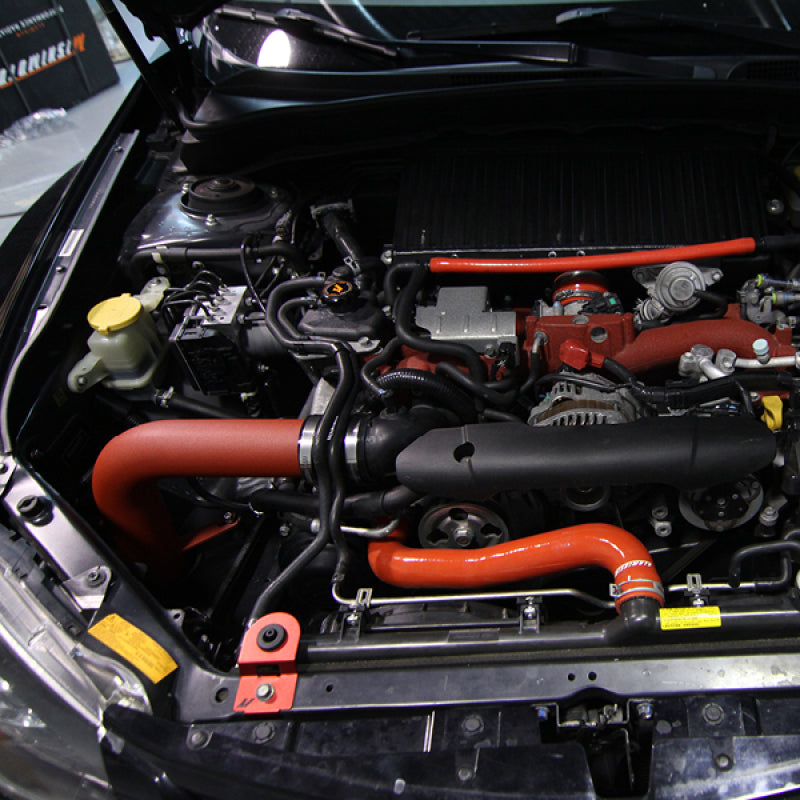 Mishimoto MMAI-STI-08WRD FITS: Cold Air Intakes FITS: 08+ Subaru WRX/STi Performance Cold Air Intake Kit Wrinkle Red Cold Air Intakes