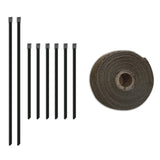 Mishimoto MMTW-235 FITS: Exhaust Wrap FITS: 2 inch x 35 feet Heat Wrap with Stainless Locking Tie Set Exhaust Wrap