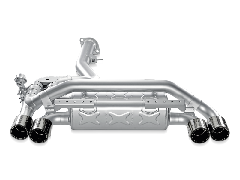 Akrapovic M-BM/T/4H FITS: 11-12 BMW 1 Series M Coupe (E82) Slip-On Line (Titanium) (Req. Tips) Muffler