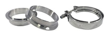 Load image into Gallery viewer, Torque Solution TS-VBK-3 FITS: Stainless Steel V-Band Clamp &amp; Flange Kit 3in (76mm) Clamps