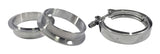 Torque Solution TS-VBK-3 FITS: Stainless Steel V-Band Clamp & Flange Kit 3in (76mm) Clamps
