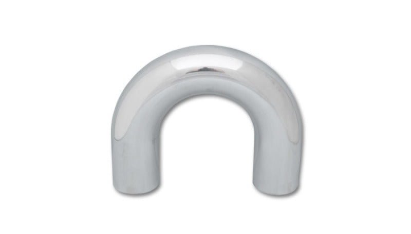 Vibrant 2865 FITS: 2in O.D. Universal Aluminum Tubing (180 degree Bend) Polished Aluminum Tubing