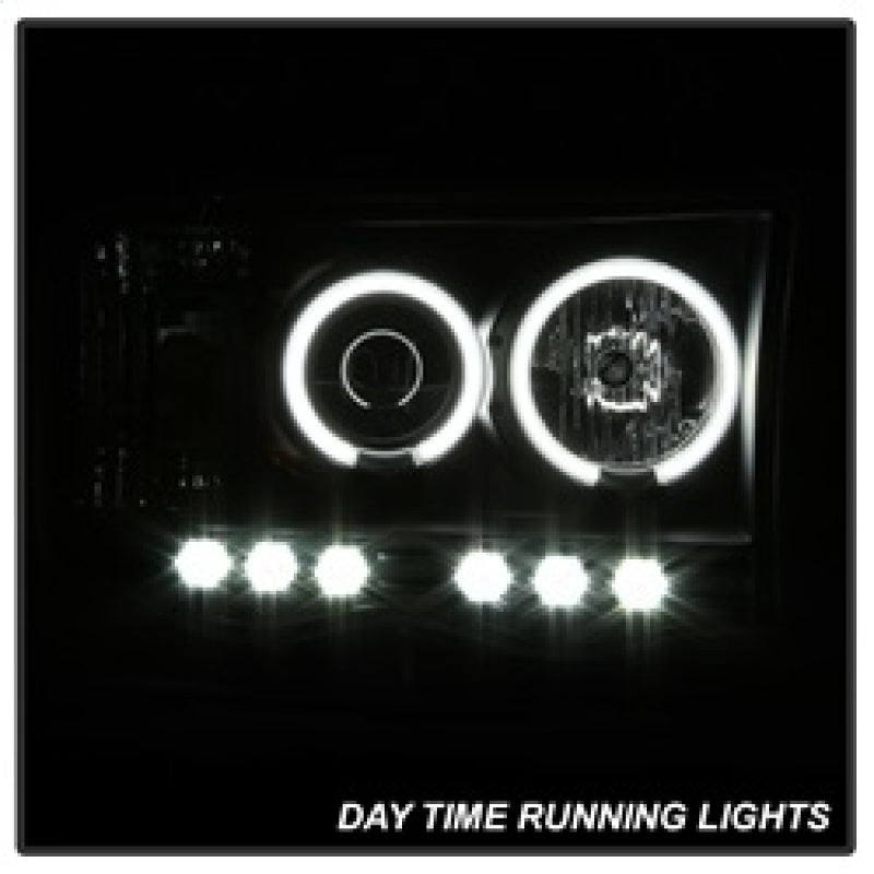 SPYDER 5009951 FITS: Dodge Ram 1500 02-05 03-05 Projector Headlights CCFL Halo LED Blk PRO-YD-DR02-CCFL-BK Headlights