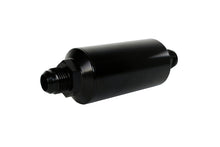 Load image into Gallery viewer, Aeromotive 12385 FITS: In-Line Filter AN -10 size Male 10 Micron Microglass Element Bright-Dip Black Fuel Filters