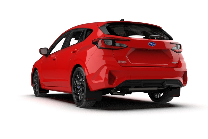 Rally Armor MF105-UR-BLK-NB FITS: 24-25 Subaru Impreza Black UR Mud Flap w/ Light Blue Logo Mud Flaps