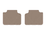 WeatherTech 16-26 BMW X1 28i / 18-26 BMW X2 28i Rear All-Weather Floor Mats - Tan