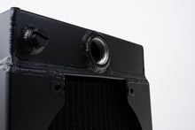 Load image into Gallery viewer, CSF 7065B FITS: Universal Drag Race / Tuck Radiator w/9in Spal Fan 10.5in H x 10in L x 3.6in W Black Radiators