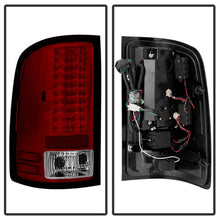 Load image into Gallery viewer, SPYDER 5014955 FITS: GMC Sierra 07-13 (Not 3500 Dually 4 Rear Wheels)LED Tail Lights Red Clear ALT-YD-GS07-LED-RC Tail Lights