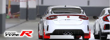 Load image into Gallery viewer, Rally Armor MF97-UR-RD-BLK FITS: 23-25 Honda Civic Type R Red Mud Flap Black Logo Mud Flaps