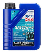 Load image into Gallery viewer, LIQUI MOLY 20546 FITS: 1L Marine 4T Motor Oil 25W40 Motor Oils