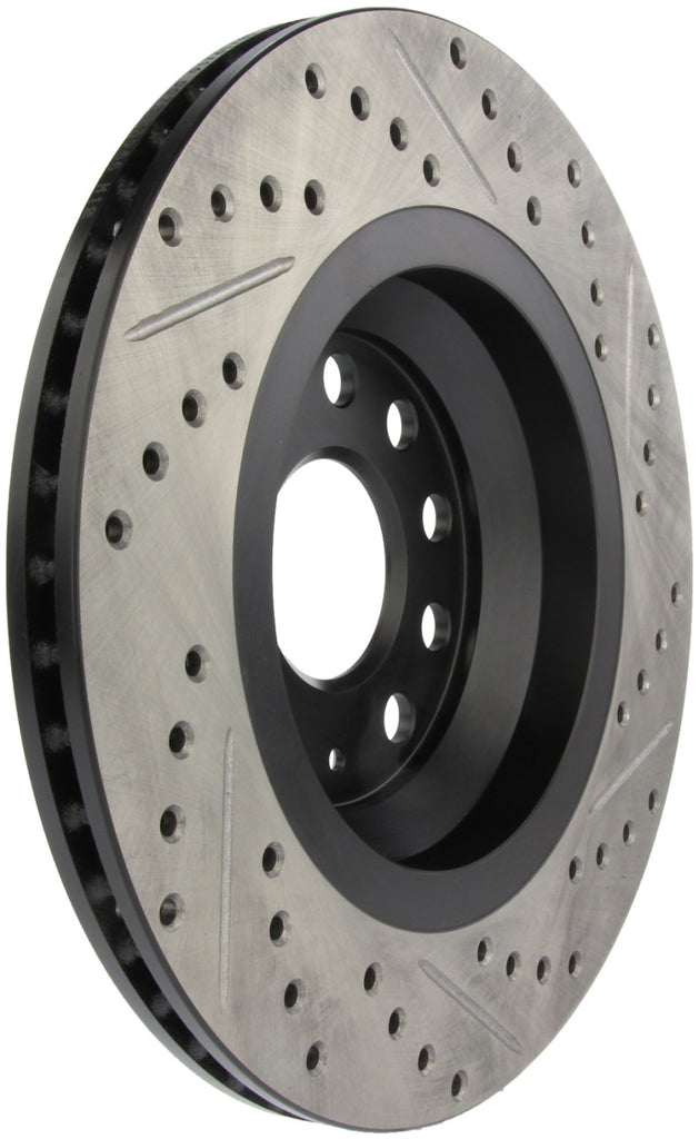 Stoptech 127.33113R FITS:StopTech 09 VW Passat CC / 06-09 Passat Slotted & Drilled Right Rear Rotor Brake Rotors Slot & Drilled