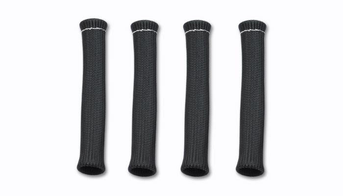 Vibrant 25891 FITS: 3/4in Dia Spark Plug Boot Insulator (4/Pack) Black color Thermal Sleeves