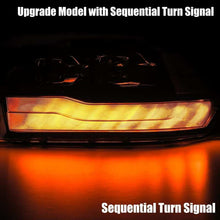 Load image into Gallery viewer, AlphaRex 880597 FITS: 09-18 Dodge Ram 1500HD PRO-Series Projector Headlights Plank Style Black w/Seq Signal/DRL Headlights
