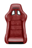 SPARCO 008012RPRS FITS:Sparco Seat QRT Performance Leather/Alcantara Red (Must Use Side Mount 600QRT) Race Seats