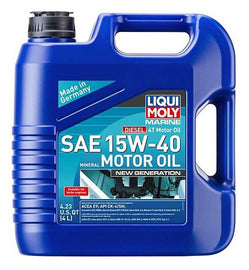 LIQUI MOLY 22520 FITS: 4L Marine 4T New Generation Motor Oil SAE 15W40 Motor Oils