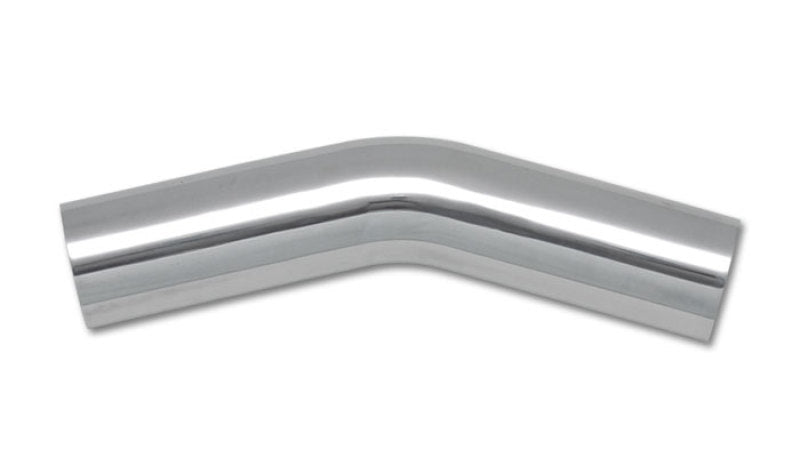 Vibrant 2811 FITS: 3in O.D. Universal Aluminum Tubing (30 degree Bend) Polished Aluminum Tubing
