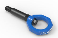 Load image into Gallery viewer, aFe 450-502001-L FITS: Control Front Tow Hook Blue BMW F-Chassis 2/3/4/M Other Body Components
