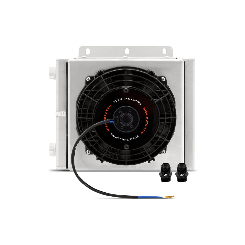 Mishimoto MMOC-23-K FITS: Oil Coolers FITS: Universal Oil Cooler Kit 23 Row Cooler and 1in x 8in Fan Oil Coolers