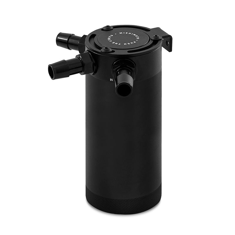Mishimoto MMBCC-CBTHR-XLBK FITS: Oil Catch Cans FITS: Compact Baffled Oil Catch Can 3-Port Oil Catch Cans