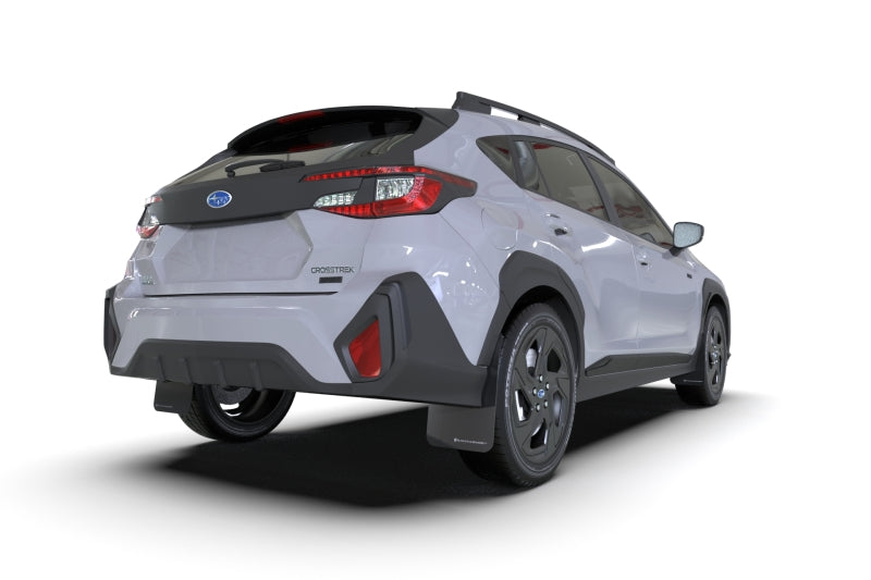 Rally Armor MF106-UR-BLK-RD FITS: 24-25 Subaru Crosstrek Black UR Mud Flap Red Logo Mud Flaps