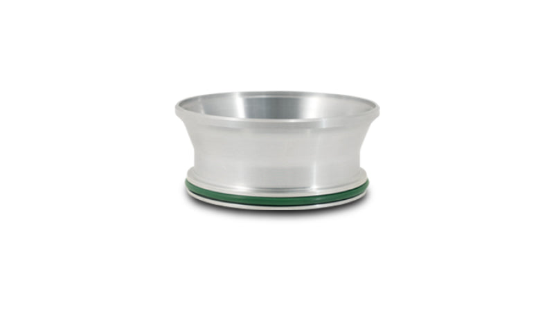 Vibrant 12674 FITS: Aluminum Transition Weld Ferrule With O-Ring 4.5in OD To 4in HD Aluminum Tubing