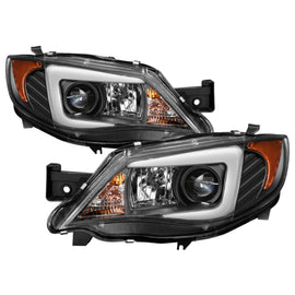 SPYDER 5083937 FITS: Subaru WRX 08-09 Projector Headlights HID Model Only Black PRO-YD-SWRX08-HID-LBDRL-BK Headlights