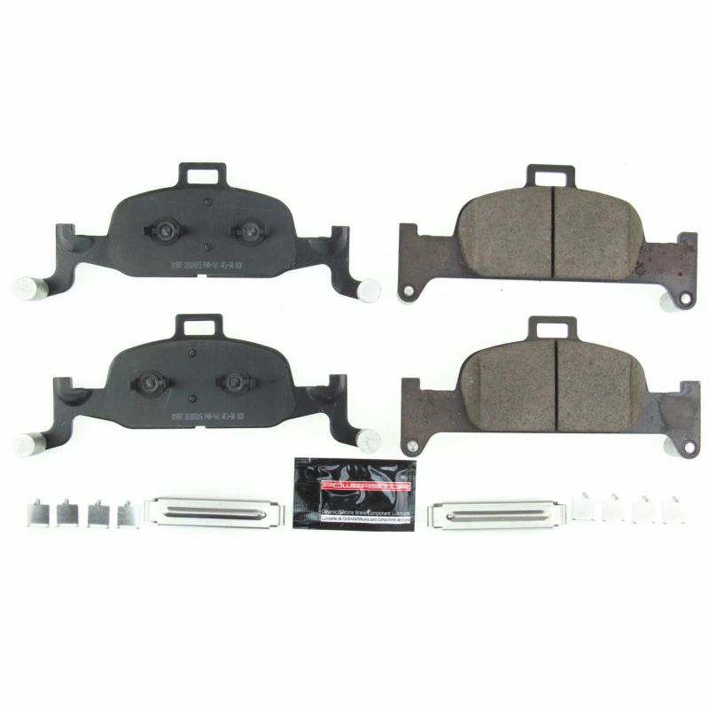 PowerStop Z23-1897 FITS:Power Stop 17-18 Audi A4 Front Z23 Evolution Sport Brake Pads w/Hardware Brake Pads Performance