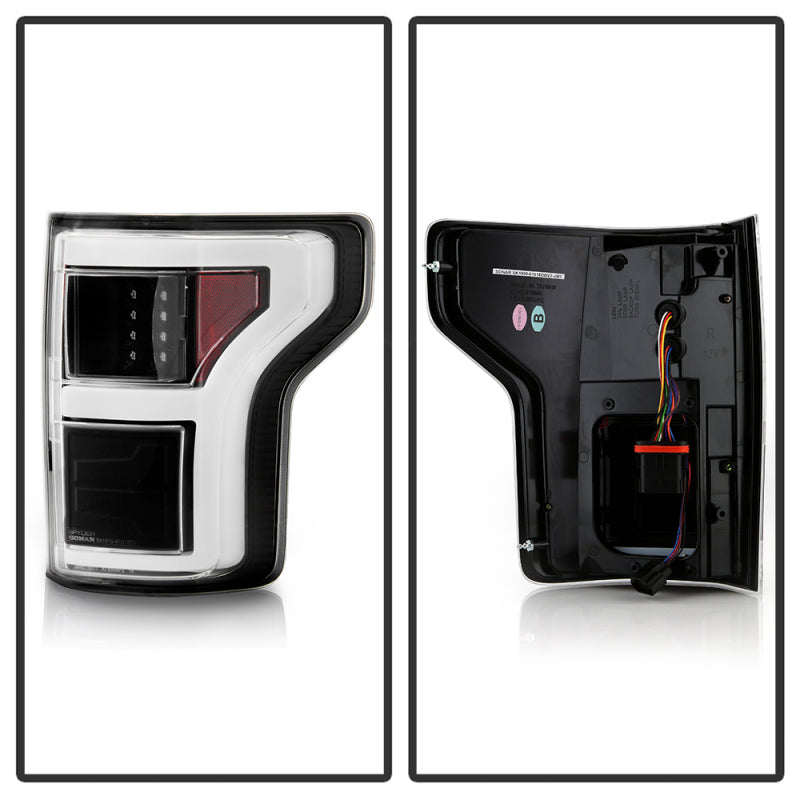 SPYDER 5088550 FITS: 18-20 Ford F150 w/ Rear Blind Spot LED Tail Lights Black (ALT-YD-FF15018BS-LED-BK) Tail Lights