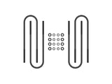 ICON 99-10 F-250/F-350 Rear 17in U-Bolt Kit FITS: Ford - ICO37002