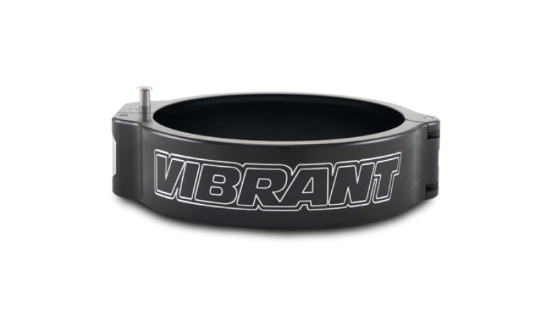 Vibrant 32537 FITS: 3.50in O.D. Aluminized HD 2.0 Clamp Anodized Black (Clamp Only) Clamps