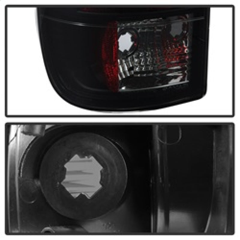SPYDER 5084729 FITS: 08-16 Ford Super Duty F-250 V3 Light Bar LED Tail Lights Blk Smoke ALT-YD-FS07V3-LBLED-BSM Tail Lights