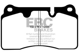 EBC DP41908R FITS: 04-12 Aston Martin DB9 5.9 Yellowstuff Front Brake Pads Brake Pads Performance