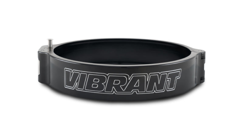 Vibrant 32540 FITS: 5in O.D. Aluminized HD 2.0 Clamp Anodized Black (Clamp Only) Clamps