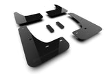 Rally Armor MF122-UR-BLK-MBK FITS: 24-25 Tesla Model 3 Highland Black UR Mud Flap Metallic Black Logo Mud Flaps