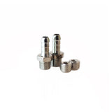 Turbosmart TS-0502-3009 FITS: WG50/60 1/8NPT 6MM Hose Tail Fitting Kit w/ Plug Fittings