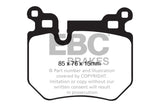 EBC DP31996C FITS: 08-10 BMW 135 3.0 Twin Turbo Redstuff Rear Brake Pads Brake Pads Performance