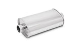 Vibrant 1100 FITS: 2in In/Out Center/Center Stainless Steel StreetPower Oval Muffler Muffler